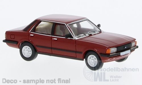 PCX-Models 870696 - Ford Taunus (TC3) dunkelrot 1979 H0 1:87