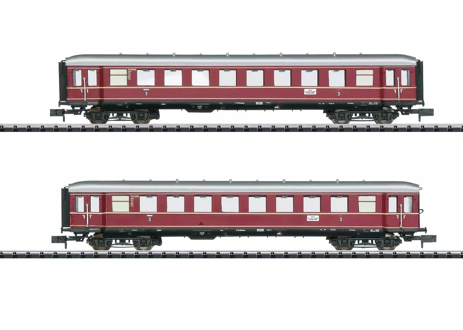 Trix 15406 - Personenwagen Set DB Ep.III 2.tlg. Die roten Bamberger Teil 2 N 1:160