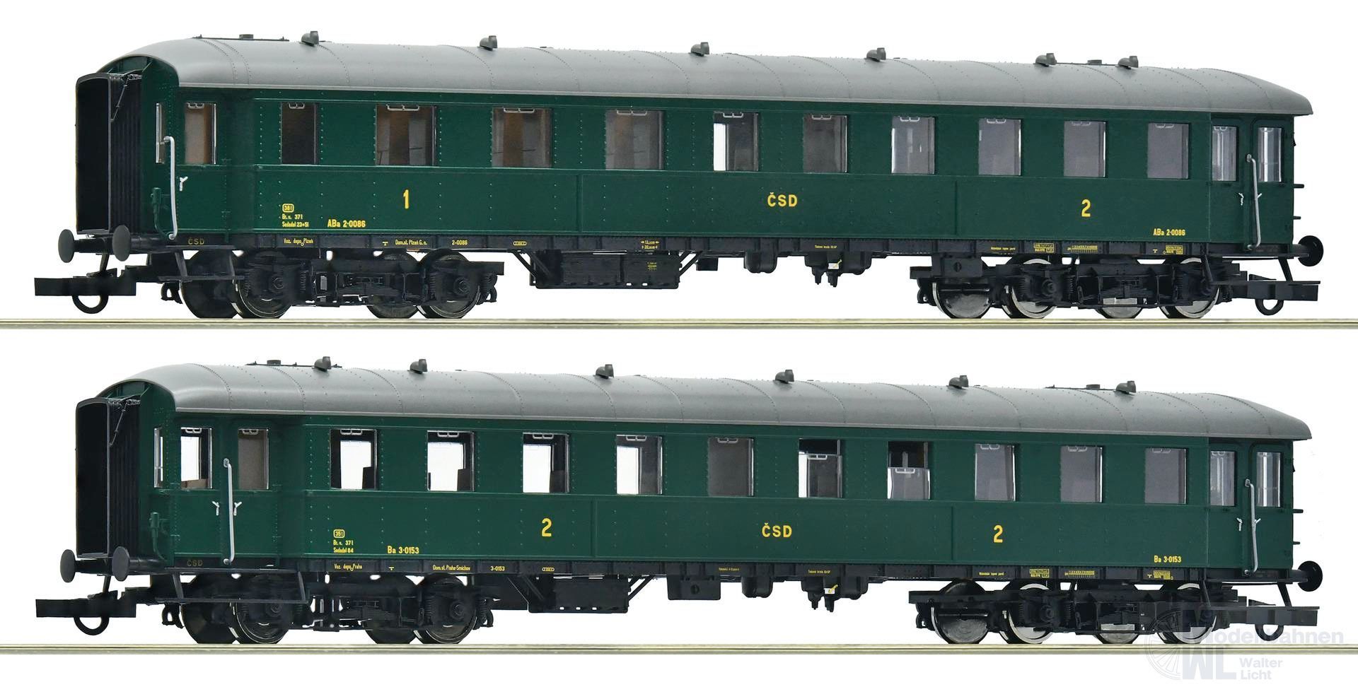 Roco 6200037 - Personenwagen Set CSd Ep.III/IV 3.tlg. Set 1 H0/GL