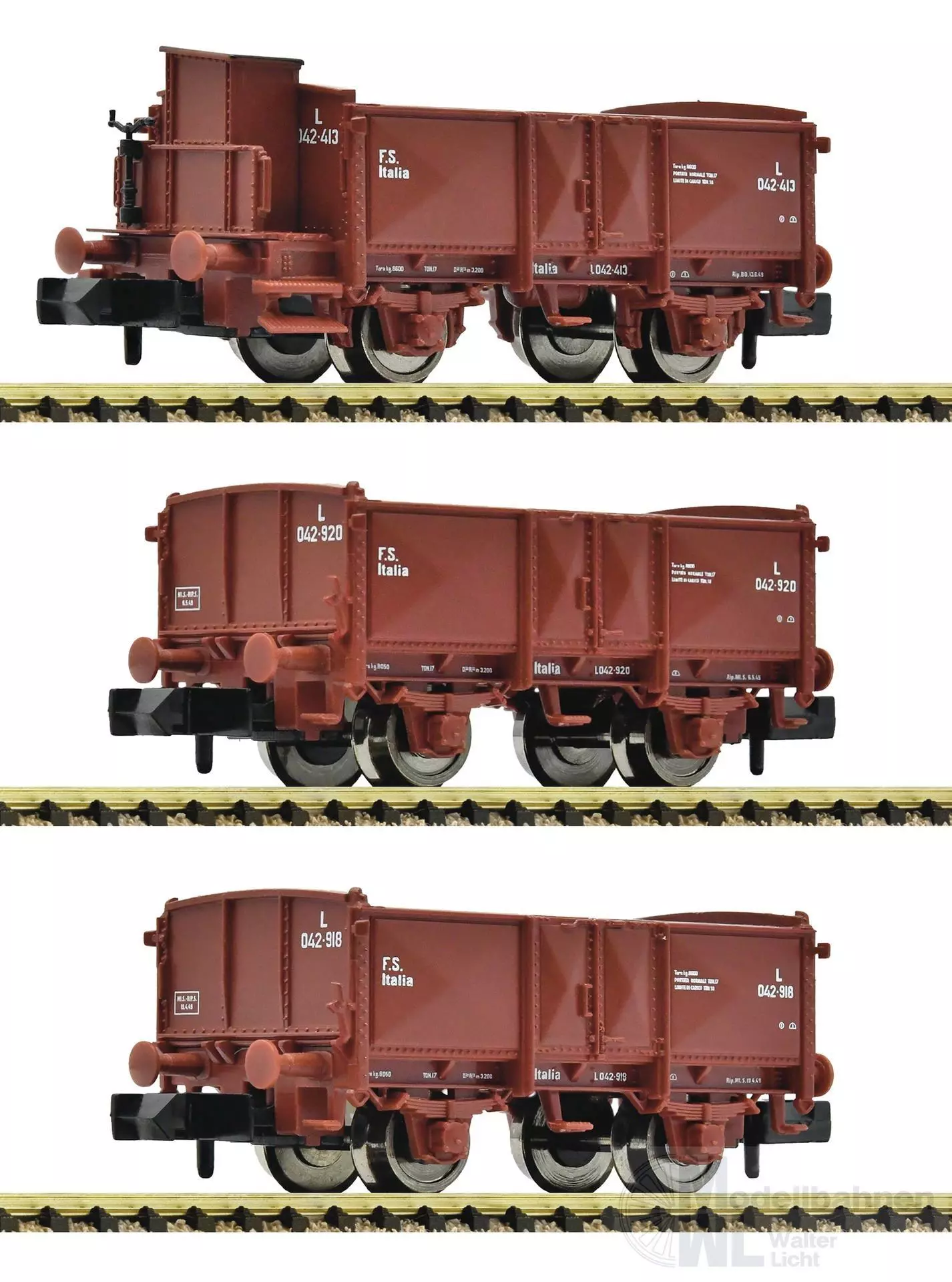 Fleischmann 6660034 - Güterwagen Set FS Ep.II/III 3.tlg. N 1:160