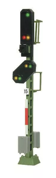 Viessmann 4415 - Licht Einfahrsignal mit Vorsignal N 1:160