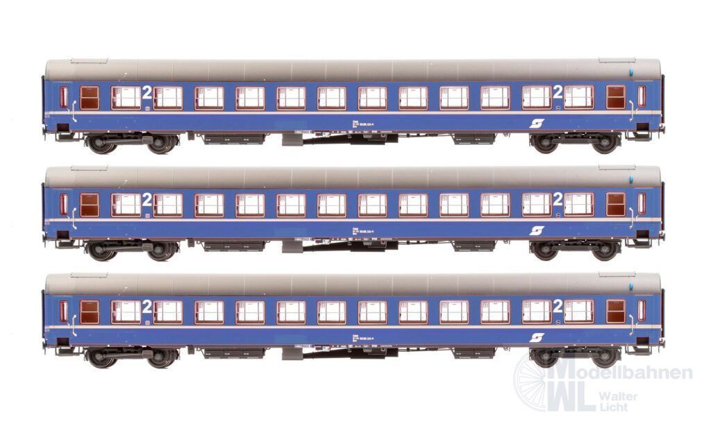 Jägerndorfer Modellbahn 61402 - Liegewagen Set ÖBB Ep.IV 3.tlg. N 1:160