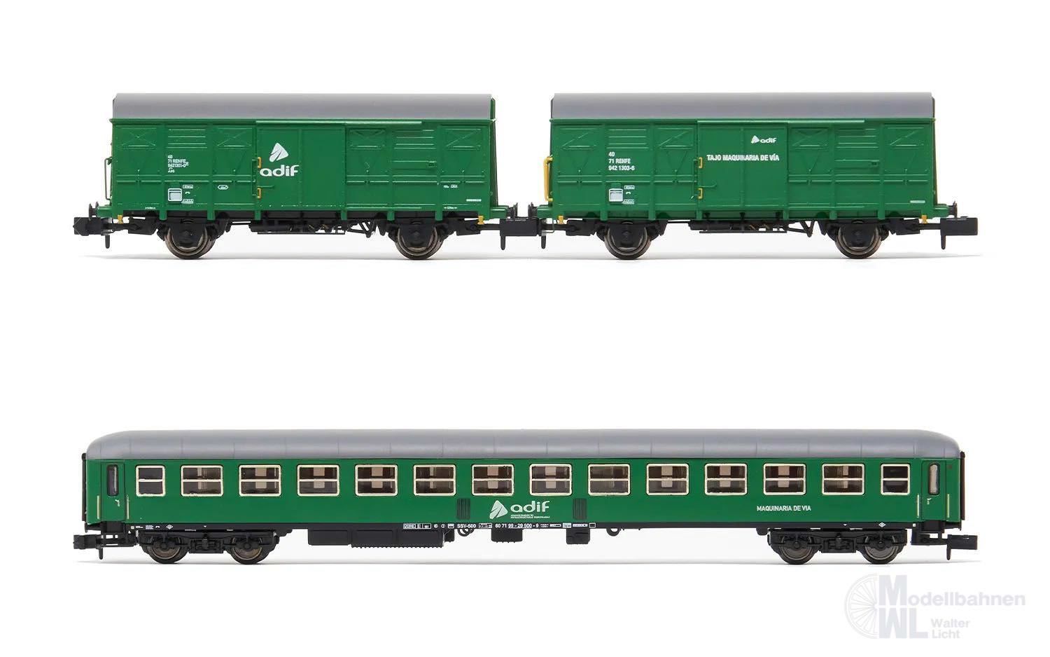 Arnold 6576 - Wagen Set ADIF Ep.VI 3.tlg. N 1:160