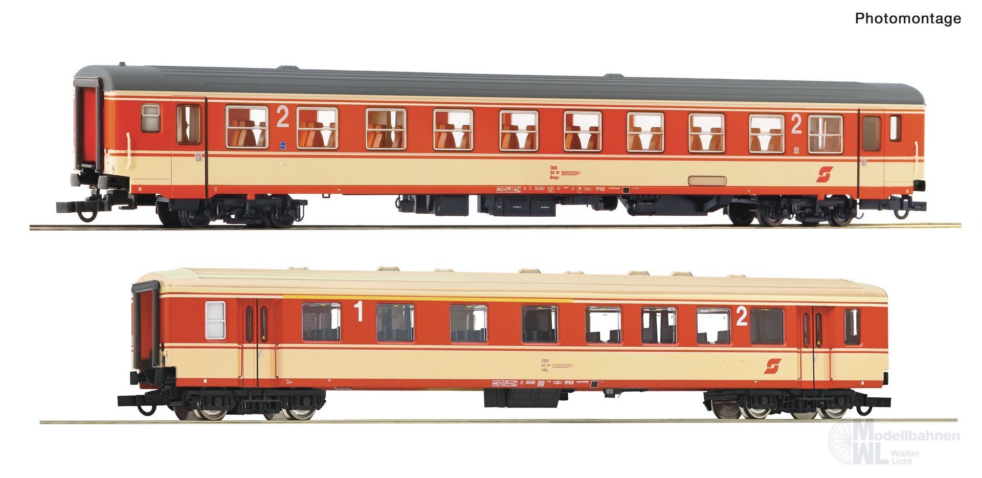 Roco 6200079 - Personenwagen Set ÖBB Ep.IV 2.tlg. Arlberg-Express 3 H0/GL