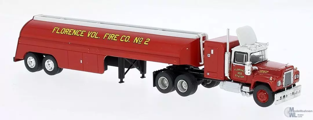 Brekina 85812 - Mack RS Fire Car Florence H0 1:87