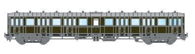 ARTITEC b.v. 20.251.98 - C12c Personenwagen PKP Bausatz Bausatz H0/GL