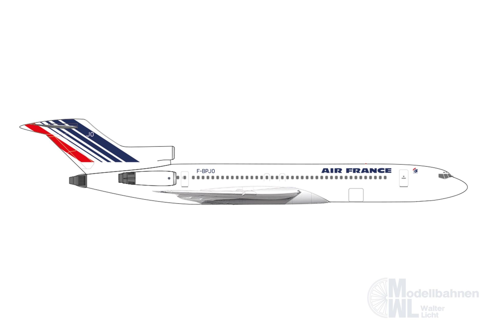 Herpa 537605 - Boeing 727-200 Air France 1:500