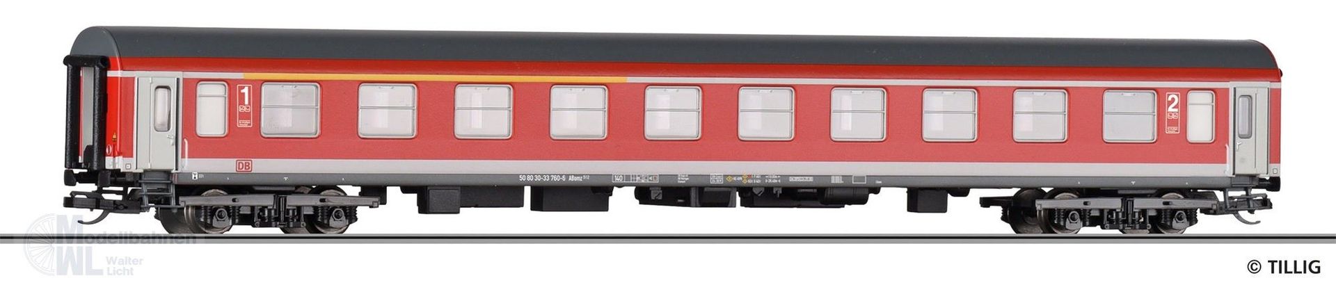 Tillig 502281 - Personenwagen DB Ep.V 1/2.Kl ABomz 512 TT 1:120