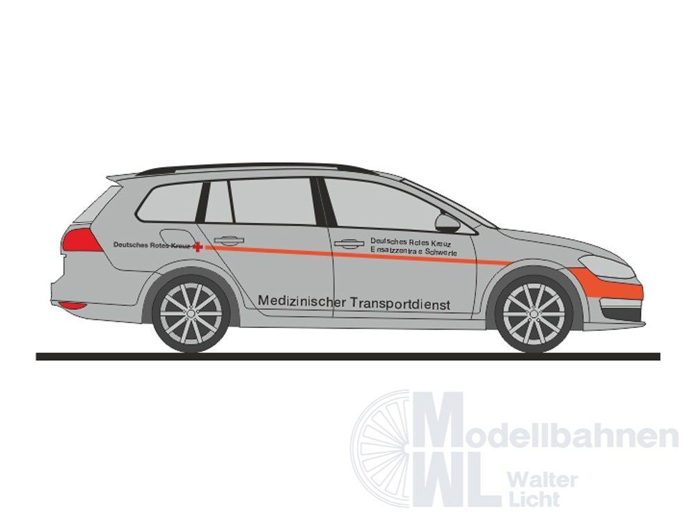 Rietze 53329 - Volkswagen Golf 7 Variant DRK med. Transportdienste Iserlohn-Land H0 1:87