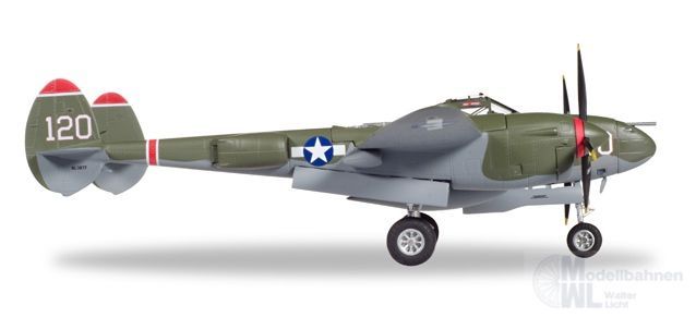 Herpa 580243 - U.S. Army Air Forces (USAAF) Lockheed P-38L Lightning 1:72