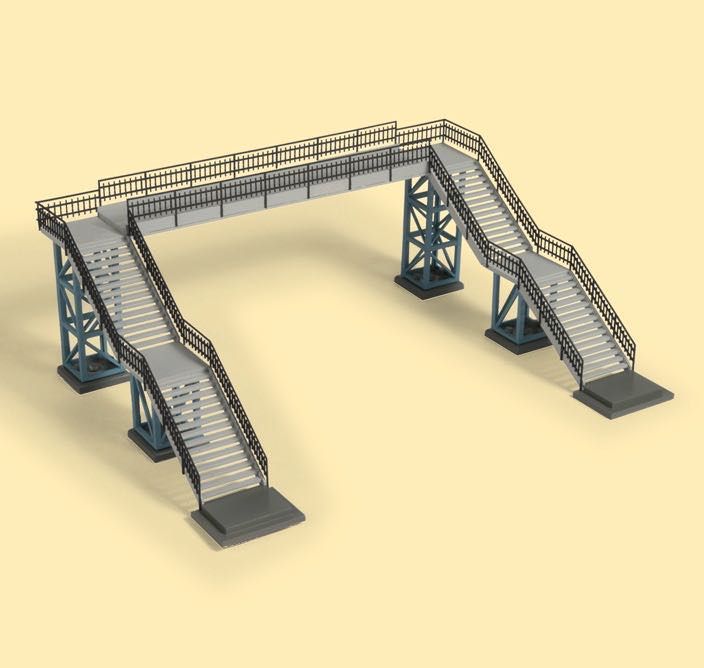 Auhagen 13327 - Fußgängerbrücke TT 1:120