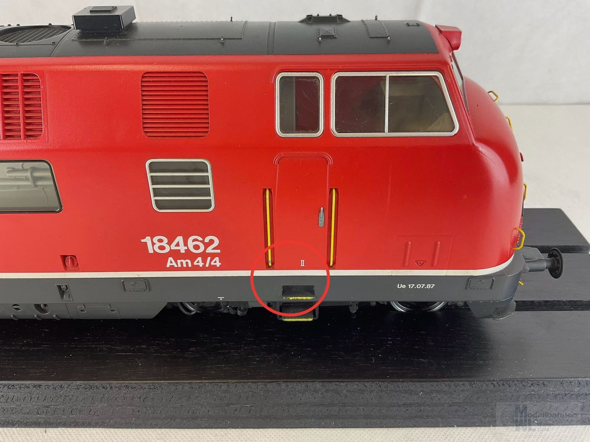 GEBRAUCHTWARE 55801 - MÄRKLIN - Diesellok AM 4/4 SBB Ep.IV 18462 rot Spur 1 