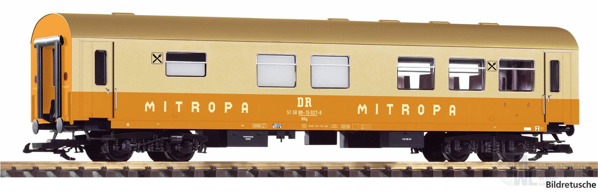 Piko 37649 - Rekowagen DR Ep.IV Städte-Express Speisewagen Spur G 1:22,5