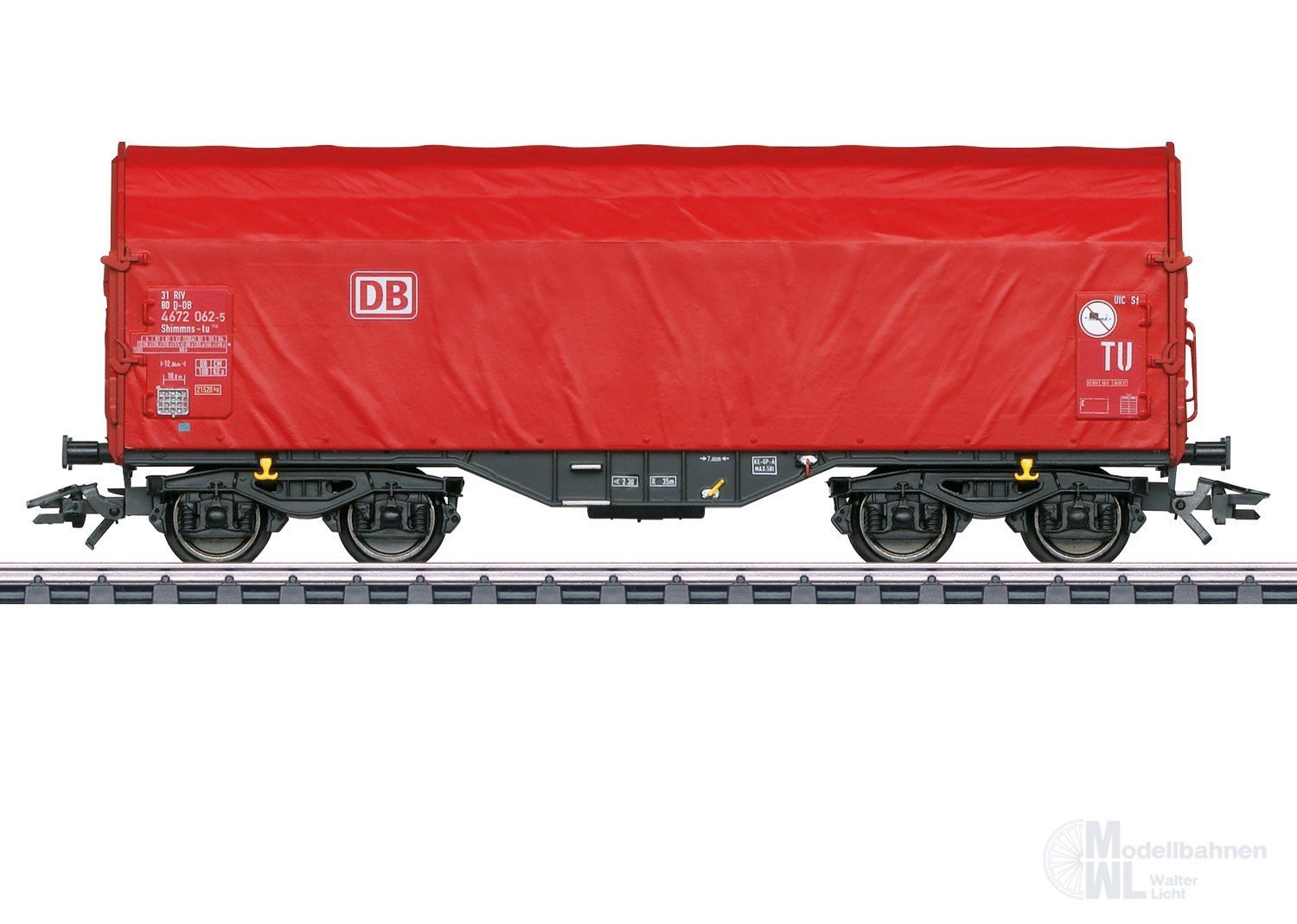 Märklin 47226 - Schiebeplanenwagen DB Ep.VI Shimmns H0/WS