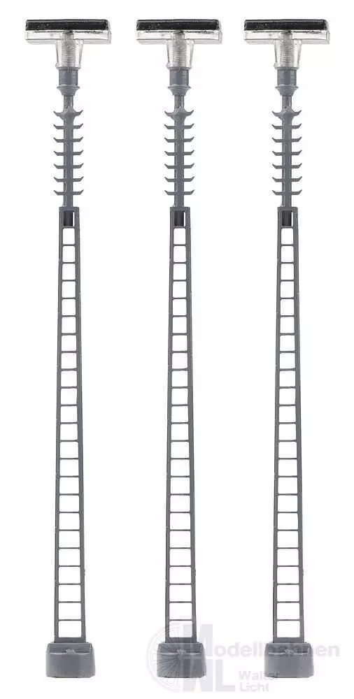 Faller 272118 - LED-Gittermast-Aufsatzleuchte 3 Stück N 1:160