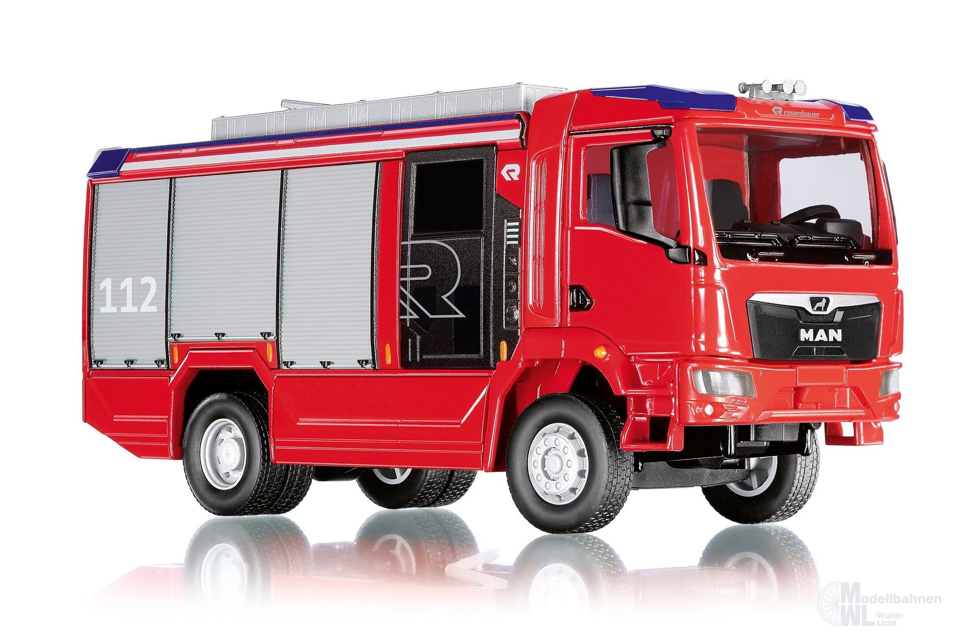 Wiking 043196 - Feuerwehr - Rosenbauer AT MAN TGM 1:43