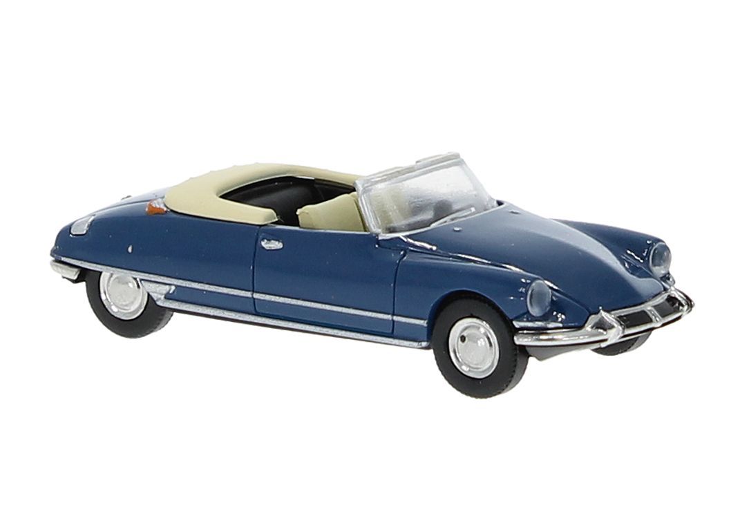 Brekina 14231 - Citroen DS Cabrio, offen, blau H0 1:87