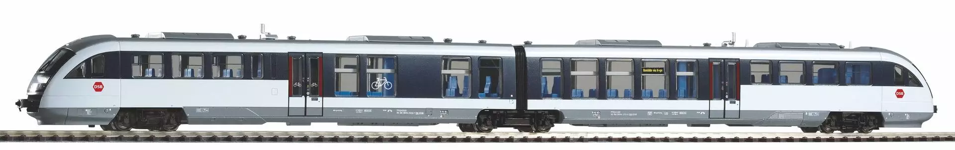 Piko 52291 - Dieseltriebwagen Desiro DSB Ep.VI + 8pol. Dec. H0/WS