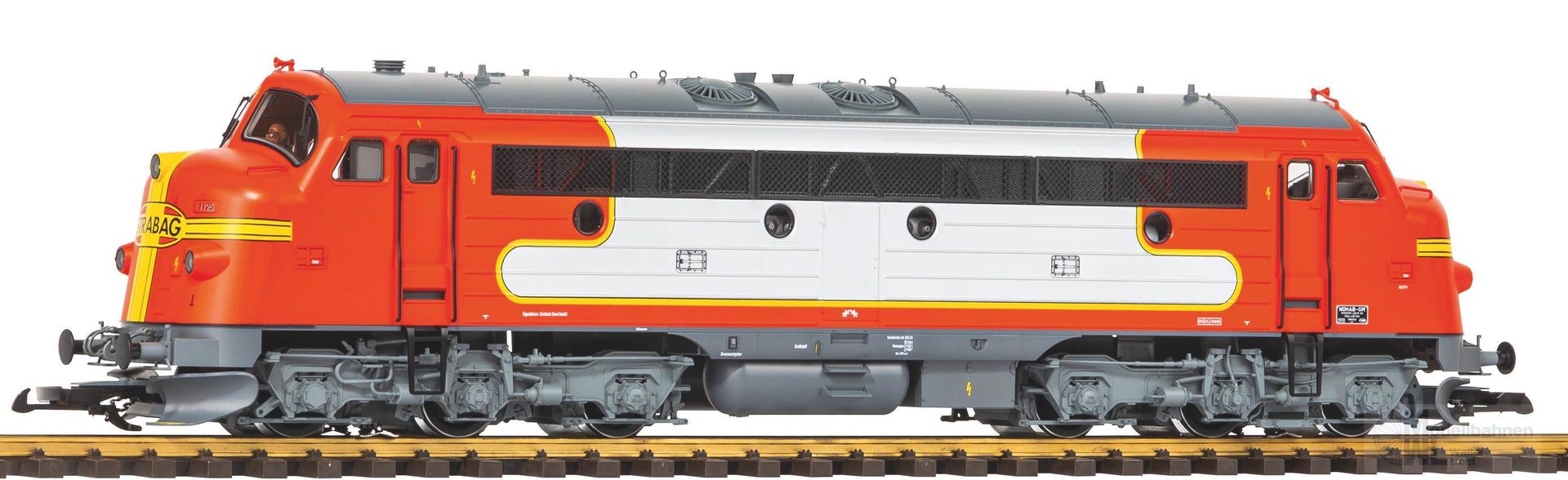 Piko 37450 - Diesellok NoHAB STRABAG Santa Fe Ep.V Spur G 1:22,5