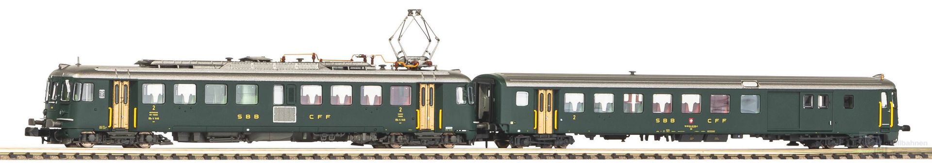 Piko 94167 - Triebwagen RBe 4/4 SBB Ep.IV mit Steuerwagen N 1:160 Sound