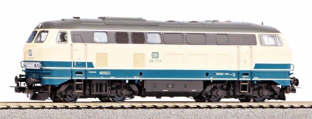 Piko 52410 - Diesellok BR 216 DB Ep.IV ozeanblau/beige H0/GL Sound