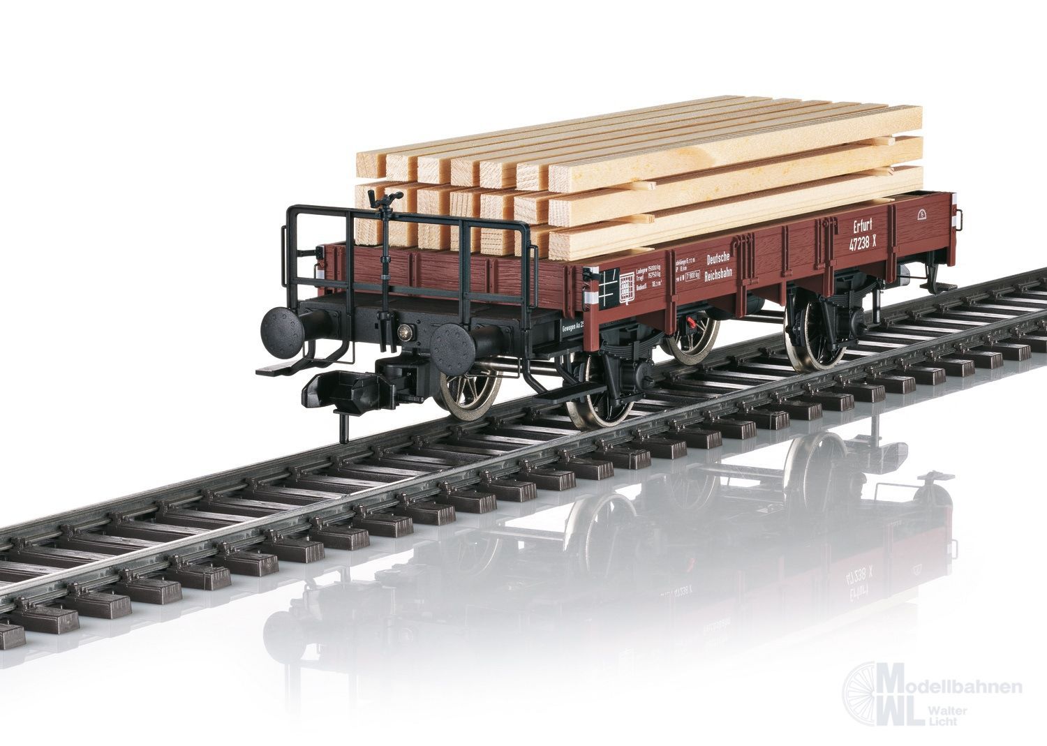 Märklin 58316 - Niederbordwagen DRG Ep.II Spur 1