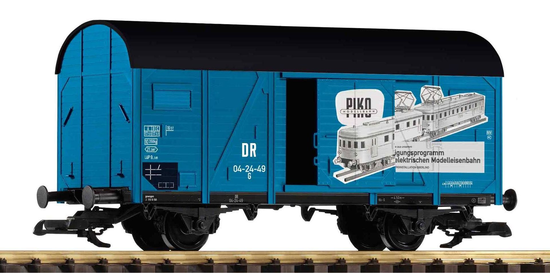 Piko 37972 - Güterwagen gedeckt DR Ep.III VEB Piko SPUR G 1:22,5