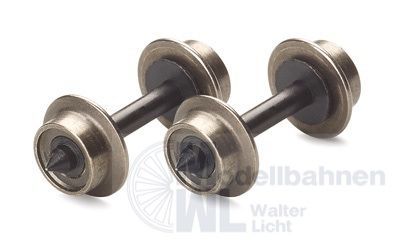 Liliput 969312 - Radsatz Achslänge 14,7mm Durchmesser 4,55mm 2 Stück N 1:160