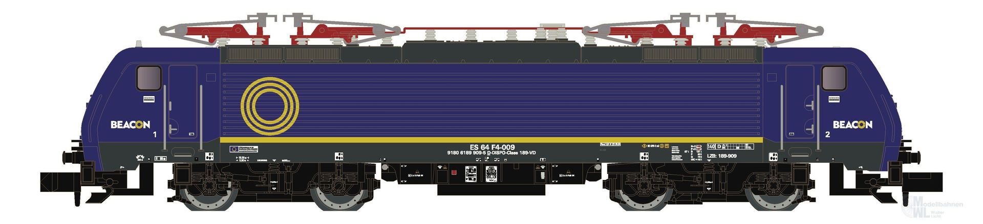 Hobbytrain 29274 - E-Lok BR 189 BeaconRail Ep.VI N 1:160