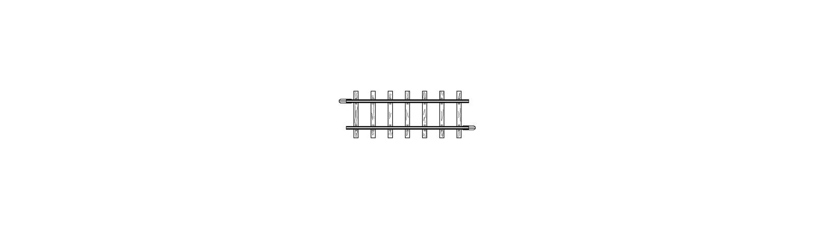 Bemo 4282000 - Gleis gerade 56,5 mm H0m