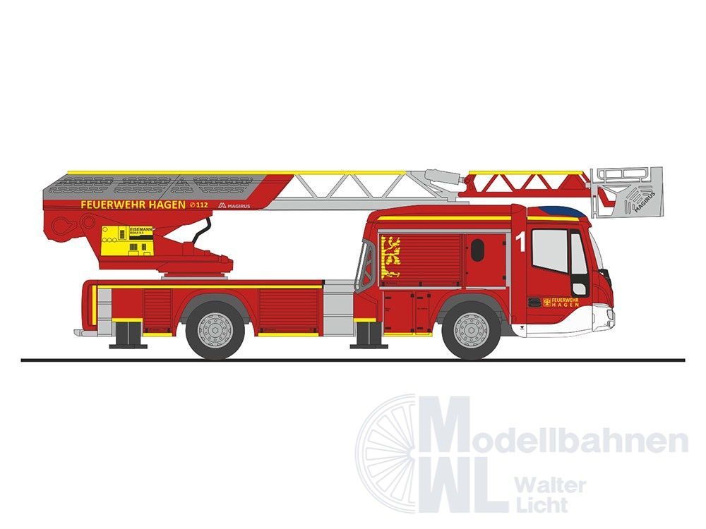 Rietze 71115 - Magirus DLK 32 n.B. FW Hagen H0 1:87