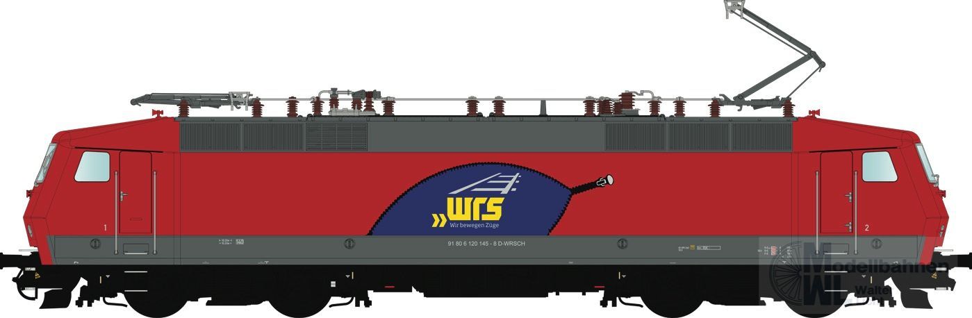 LS Models 16591ACS - E-Lok BR 120 145 WRS Ep.VI verkehrsrot H0/WS Sound