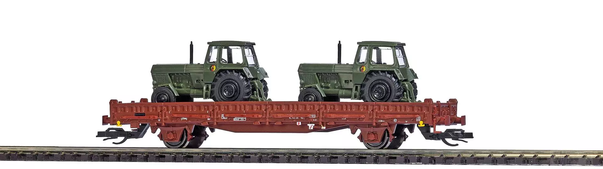 Busch 31510 - Flachwagen DR Ep.IV Ks [3300] mit 2 x ZT30 TT 1:120