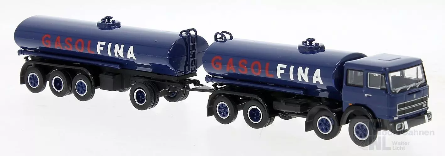 Brekina 58554 - Fiat 691 Tanklastzug Fina H0 1:87