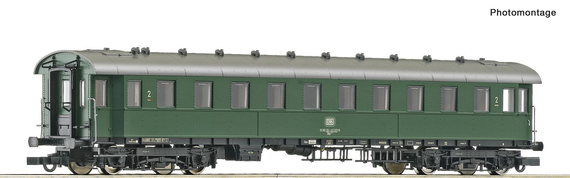 Roco 74866 - Schnellzugwagen DB Ep.IV 2.KL. H0/GL