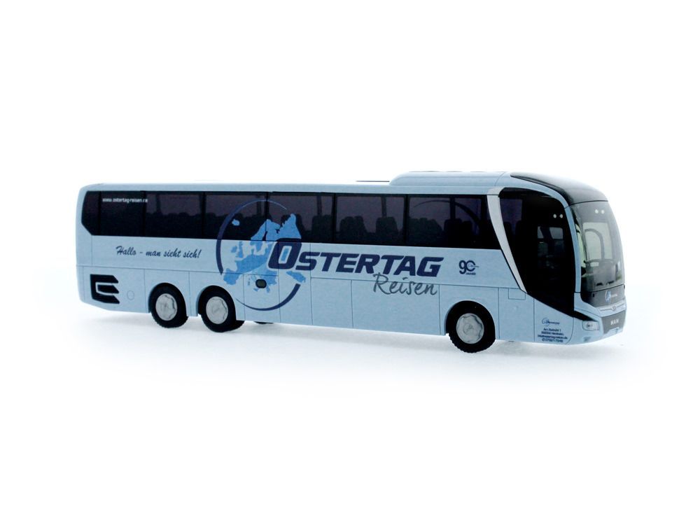Rietze 74818 - MAN Lion´s Coach L´17 Ostertag Reisen Nattheim H0 1:87
