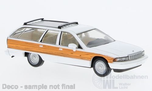 PCX-Models 870453 - Chevrolet Caprice Station Wagon weiss Dekor 1991  H0 1:87