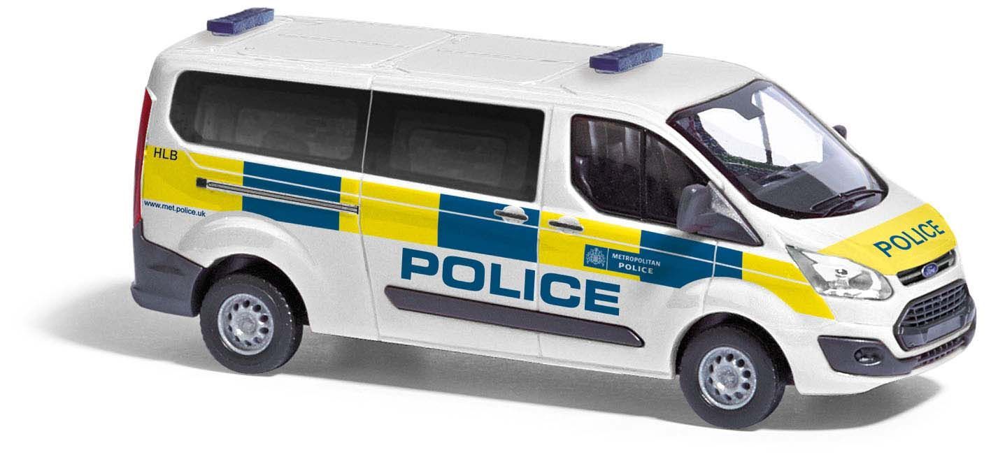 Busch 52433 - Ford Transit Bus Polizei GB H0 1:87