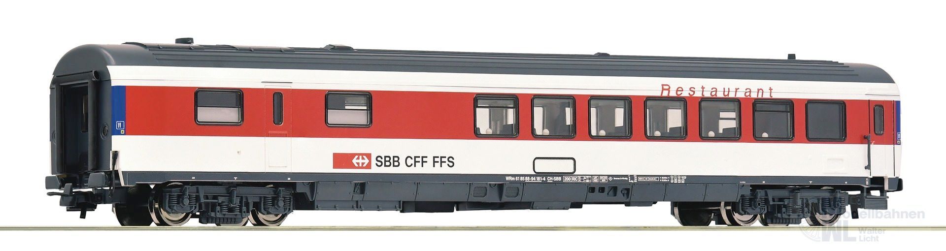 Roco 54168 - EC Speisewagen SBB Ep.VI H0/GL