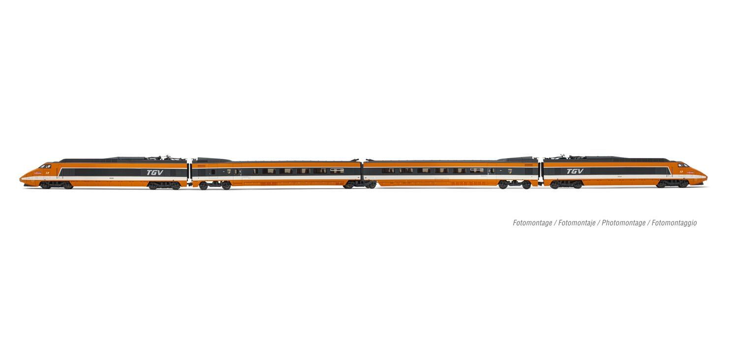 Jouef 2425S - Triebzug TGV SNCF Ep.IV Sud-Est 4.tlg. H0/GL Sound