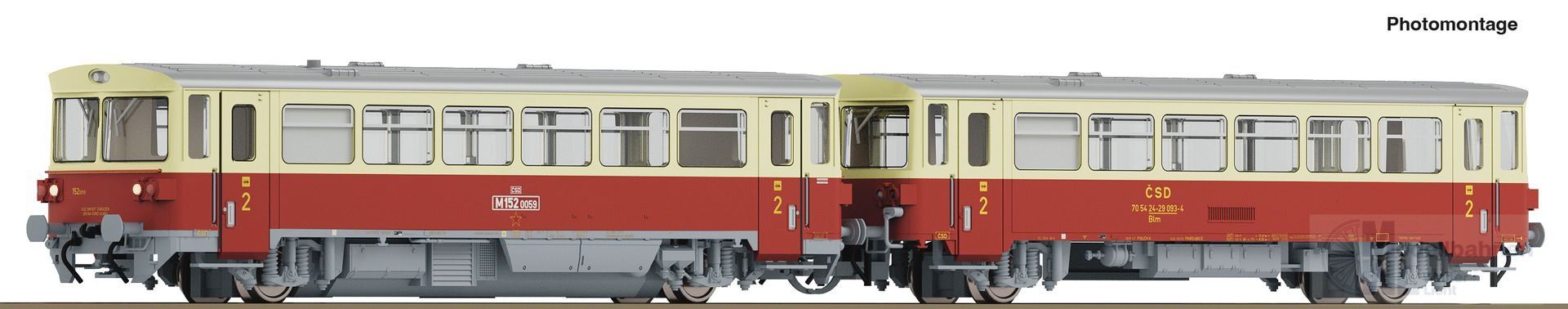 Roco 7780001 - Dieseltriebwagen M152 CSD Ep.IV TT 1:120