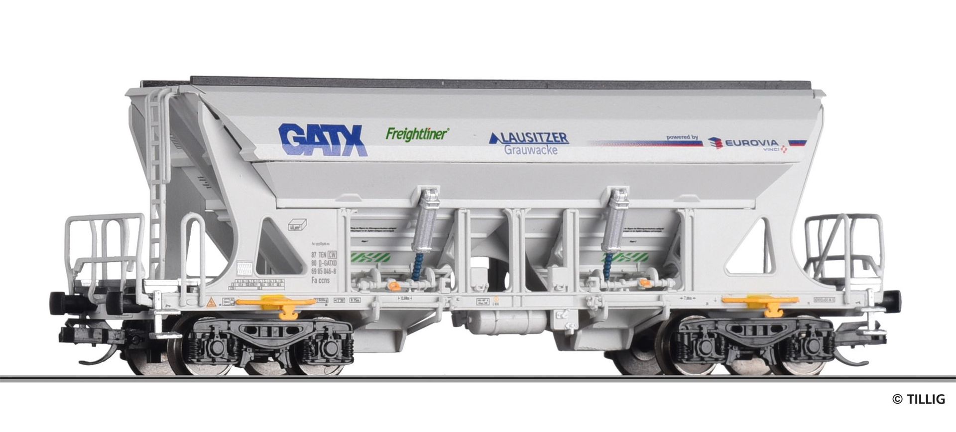 Tillig 15330 - Selbstentladewagen GATX Ep.VI Faccns TT 1:120