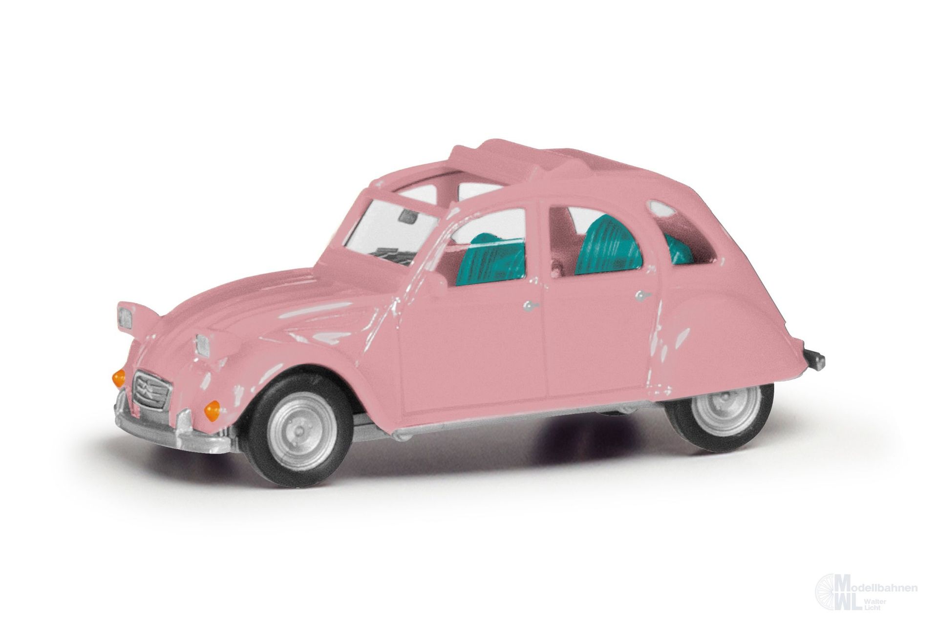 Herpa 020824-008 - Citroen 2 CV offen hellrosa H0 1:87