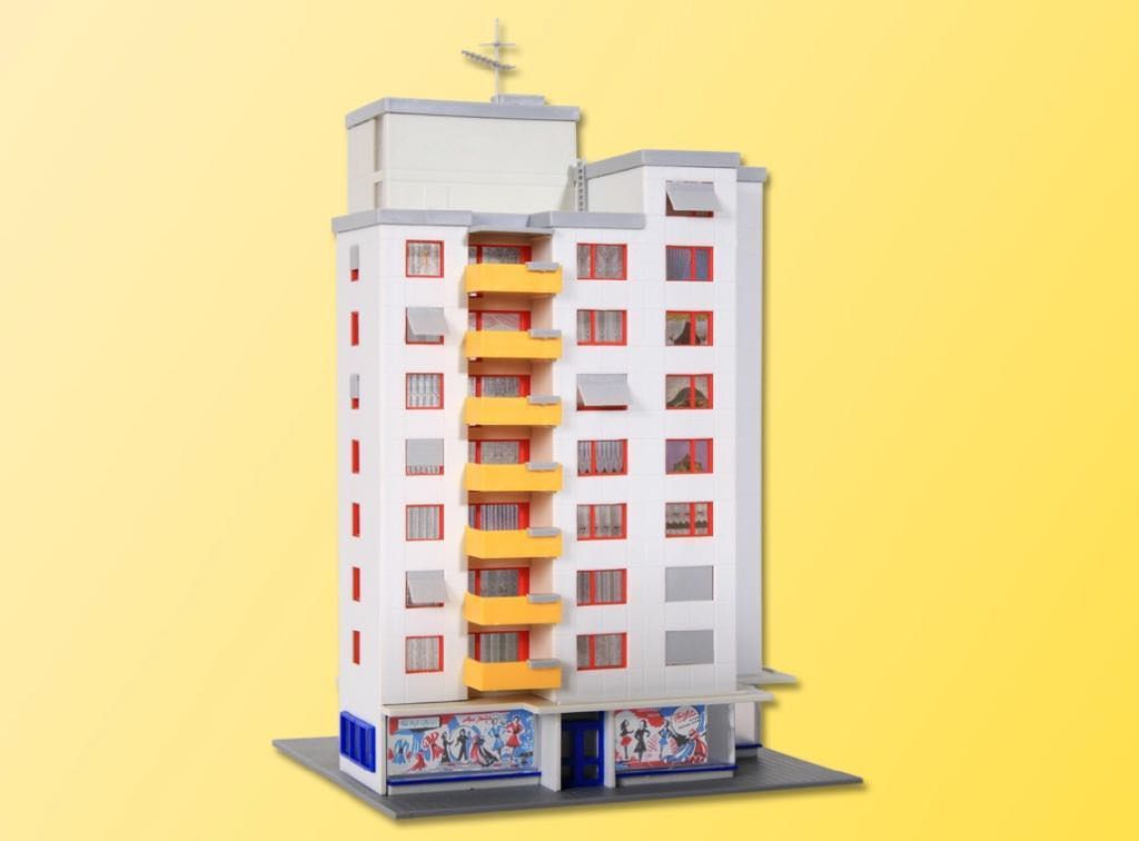 Kibri 37120 - Hochhaus mit Ladengeschäft N 1:160