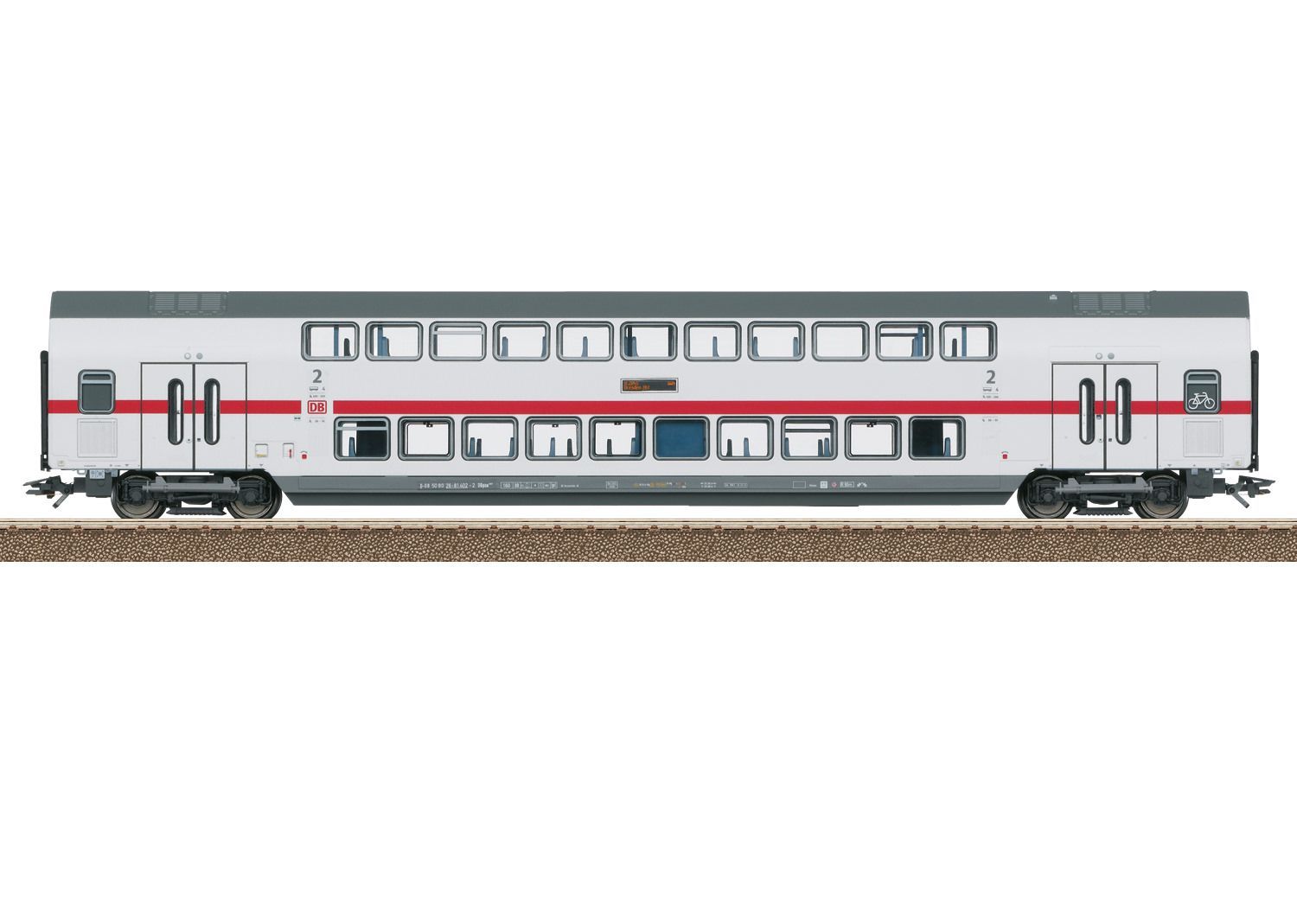 Trix 23254 - IC2 Doppelstockwagen DB Ep.VI 2.Kl. DBpza 682.2 H0/GL