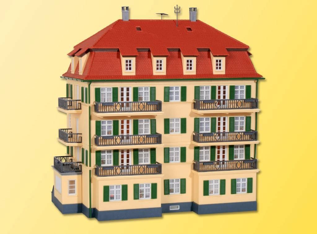 Kibri 38354 - Mehrfamilienhaus mit Balkon H0 1:87