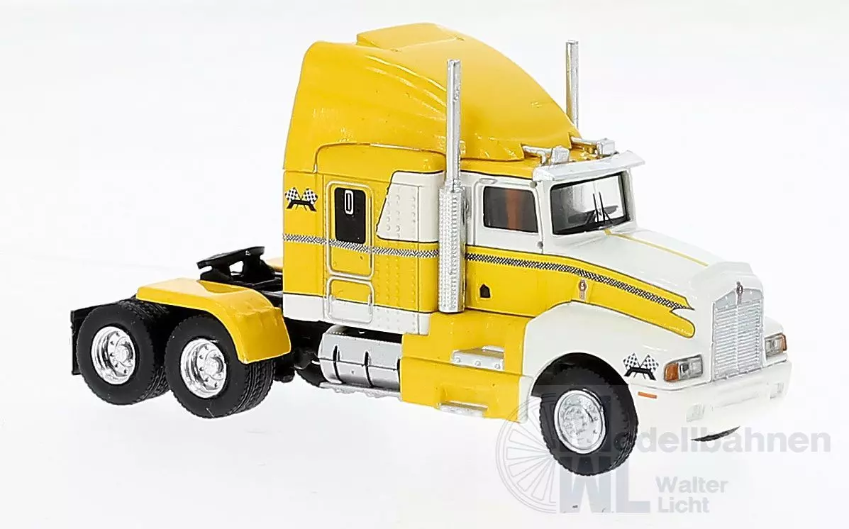 Brekina 85927 - Kenworth T600 gelb/weiß H0 1:87