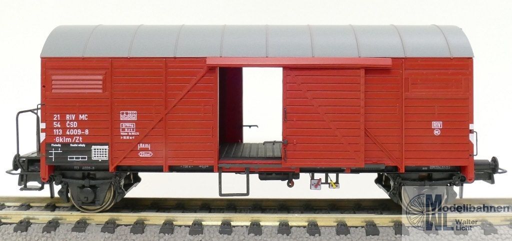 Exact Train 23702 - Güterwagen gedeckt CSD Ep.IV Gklm/Zt H0/GL