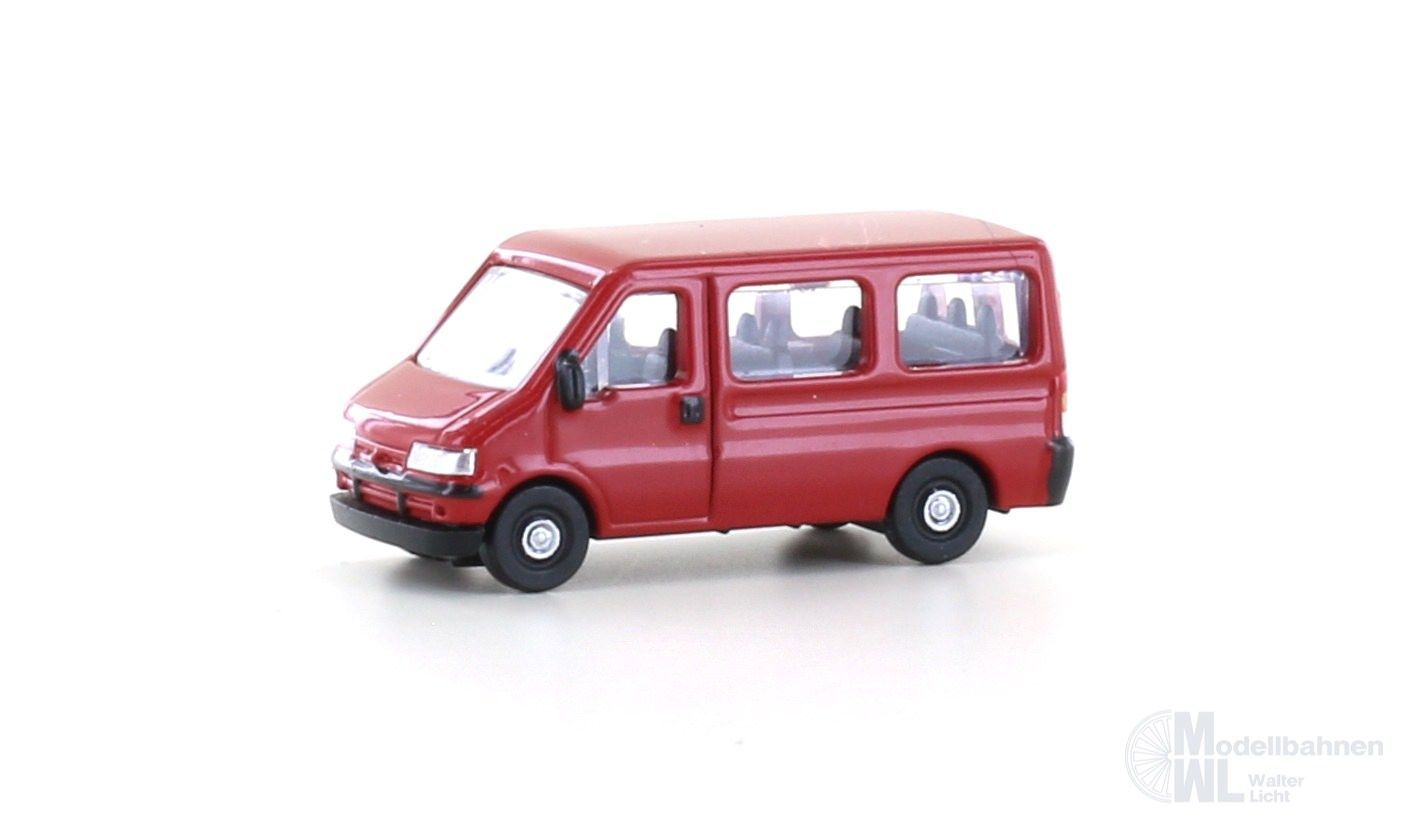 Lemke Minis 61316 - Fiat Ducato II Bus rot N 1:160