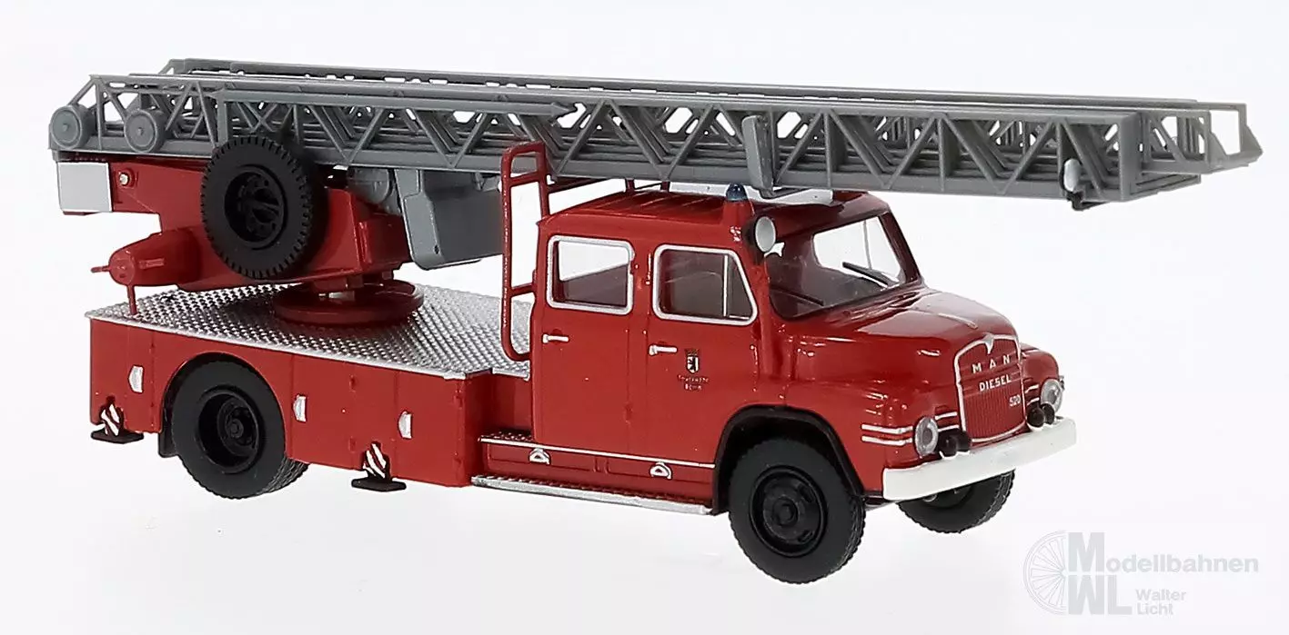 Brekina 45163 - MAN 520H DLK 30 der Feuerwehr Berlin H0 1:87